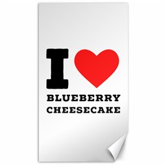 I Love Blueberry Cheesecake  Canvas 40  X 72  by ilovewhateva