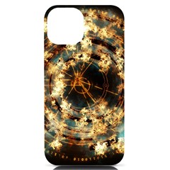 Science Fiction Background Fantasy Iphone 14 Black Uv Print Case by danenraven