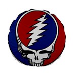 Grateful Dead Standard 15  Premium Flano Round Cushions Back