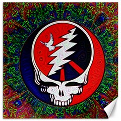 Grateful Dead Pattern Canvas 20  X 20  by Mog4mog4