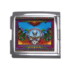 Grateful Dead Wallpapers Mega Link Italian Charm (18mm) by Mog4mog4