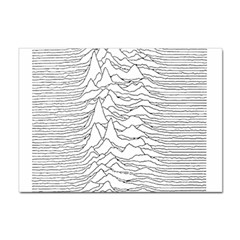 Joy Division Unknown Pleasures Post Punk Sticker A4 (100 Pack) by Mog4mog4