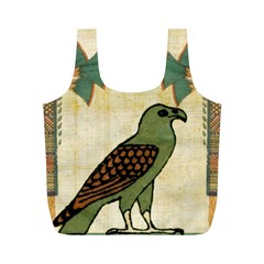 Egyptian Paper Papyrus Bird Full Print Recycle Bag (m) by Mog4mog4