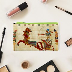 Egyptian Tutunkhamun Pharaoh Design Cosmetic Bag (xs) by Mog4mog4