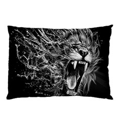 Lion Furious Abstract Desing Furious Pillow Case (two Sides) by Mog4mog4