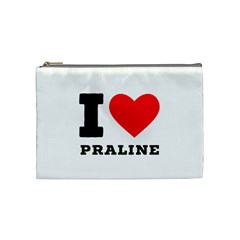 I Love Praline  Cosmetic Bag (medium) by ilovewhateva