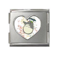 My Neighbor Totoro Cartoon Mega Link Heart Italian Charm (18mm) by Mog4mog4