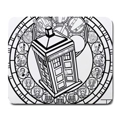 Bad Wolf Tardis Art Drawing Doctor Who Large Mousepad by Mog4mog4