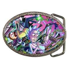 Cartoon Parody Time Travel Ultra Pattern Belt Buckles by Mog4mog4