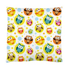 Owl Bird Cartoon Standard Cushion Case (one Side) by Bakwanart