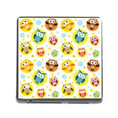 Owl Bird Cartoon Memory Card Reader (square 5 Slot) by Bakwanart