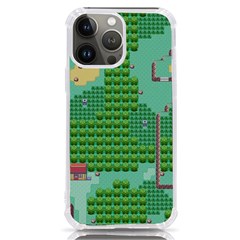 Green Retro Games Pattern Iphone 13 Pro Max Tpu Uv Print Case by Bakwanart