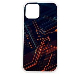 Abstract Colorful Circuit Iphone 12 Pro Max Tpu Uv Print Case by Bakwanart