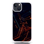 Abstract Colorful Circuit iPhone 13 TPU UV Print Case Front