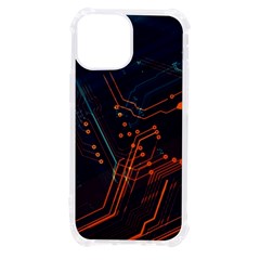 Abstract Colorful Circuit Iphone 13 Mini Tpu Uv Print Case by Bakwanart