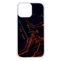 Abstract Colorful Circuit Iphone 13 Pro Max Tpu Uv Print Case by Bakwanart