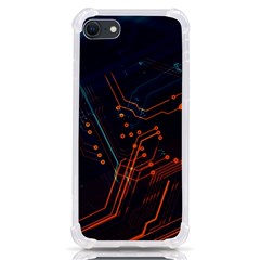 Abstract Colorful Circuit Iphone Se by Bakwanart