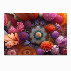 Flower Blossoms Petals Blooms Postcards 5  X 7  (pkg Of 10) by 99art