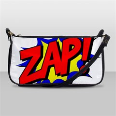 Zap Comic Book Fight Shoulder Clutch Bag by 99art