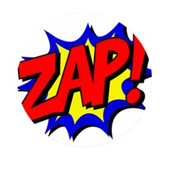 Zap Comic Book Fight Mini Round Pill Box by 99art