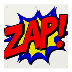 Zap Comic Book Fight Banner And Sign 4  X 4  by 99art