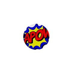 Kapow-comic-comic-book-fight 1  Mini Buttons by 99art