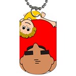 Comic-characters-grandfather Dog Tag (Two Sides) Front