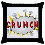 Comic-noise-paleness-explosion Throw Pillow Case (Black) Front