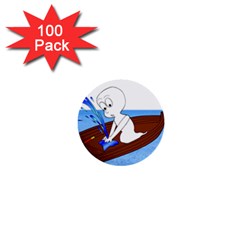 Spirit-boat-funny-comic-graphic 1  Mini Buttons (100 Pack)  by 99art