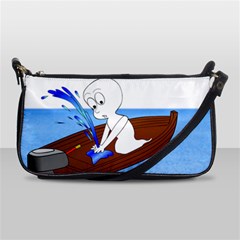 Spirit-boat-funny-comic-graphic Shoulder Clutch Bag by 99art