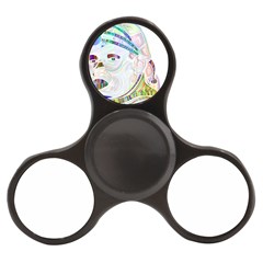Maasai-man-people-abstract Finger Spinner by 99art