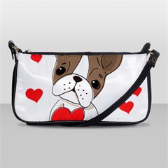 Animation-dog-cute-animate-comic Shoulder Clutch Bag by 99art