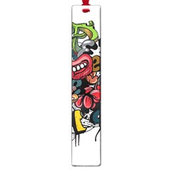 Mural Graffiti Paint Large Book Marks by 99art