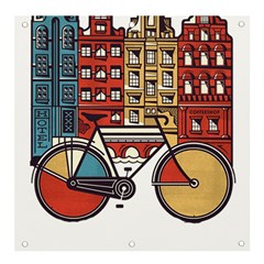 Amsterdam Graphic Design Poster Illustration Banner And Sign 4  X 4  by 99art