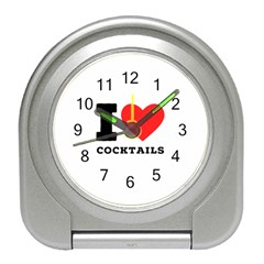 I Love Cocktails  Travel Alarm Clock by ilovewhateva