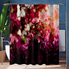 Pink Flower Shower Curtain 60  X 72  (medium)  by artworkshop