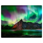 Aurora Borealis Nature Sky Light Premium Plush Fleece Blanket (Medium) 60 x50  Blanket Front