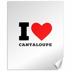 I Love Cantaloupe  Canvas 16  X 20  by ilovewhateva