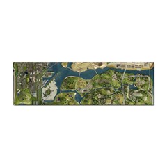 Map Illustration Gta Sticker Bumper (10 Pack) by B30l