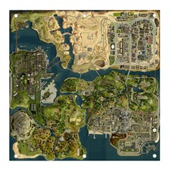 Map Illustration Gta Banner And Sign 4  X 4  by B30l