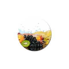 Variety Of Fruit Water Berry Food Splash Kiwi Grape Golf Ball Marker (4 Pack) by B30l