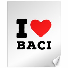 I Love Baci  Canvas 11  X 14  by ilovewhateva