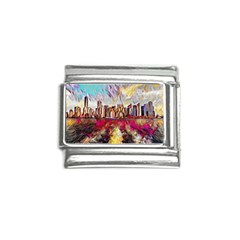 New York Skyline Manhattan City Italian Charm (9mm) by Cowasu