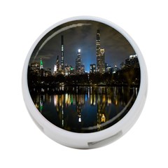 New York Night Central Park Skyscrapers Skyline 4-port Usb Hub (two Sides) by Cowasu