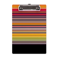 Neopolitan Horizontal Lines Strokes A5 Acrylic Clipboard by Bangk1t