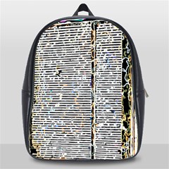 Manuscript Lost Pages Lost History School Bag (large) by Bangk1t