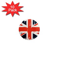 Union Jack England Uk United Kingdom London 1  Mini Magnet (10 Pack)  by Bangk1t