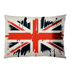 Union Jack England Uk United Kingdom London Pillow Case (two Sides) by Bangk1t