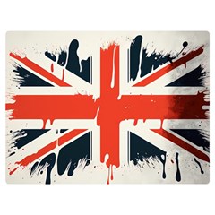 Union Jack England Uk United Kingdom London Two Sides Premium Plush Fleece Blanket (extra Small) by Bangk1t