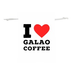 I Love Galao Coffee Lightweight Drawstring Pouch (m) by ilovewhateva